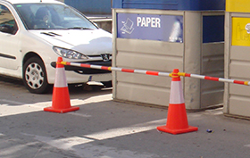 accesorio conos instalado
